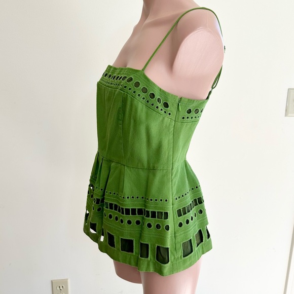Anthropologie X Maeve Seaborne Corset Peplum Tank - Picture 7 of 11